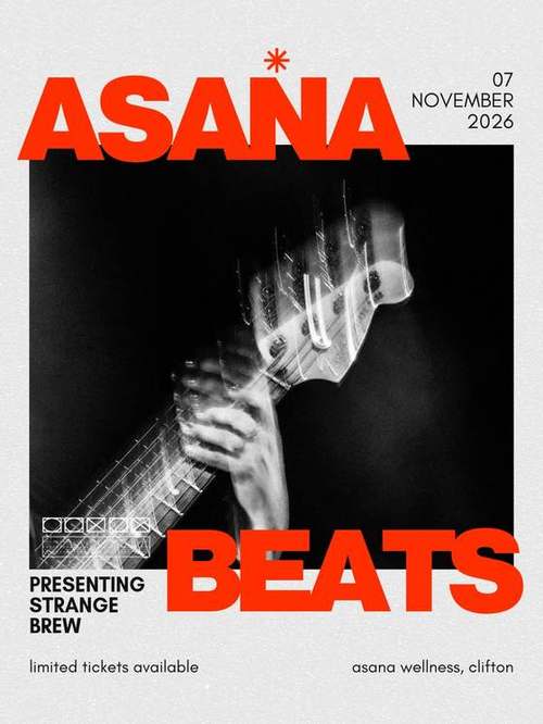 Asana Beats poster — Sat 7 November