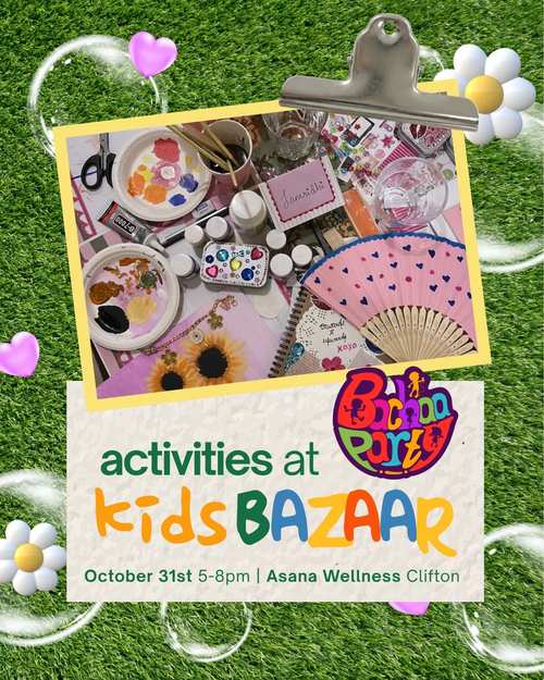 Kids Bazaar poster — Sat 31 October