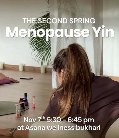 Menopause Yin poster — Sat 7 November